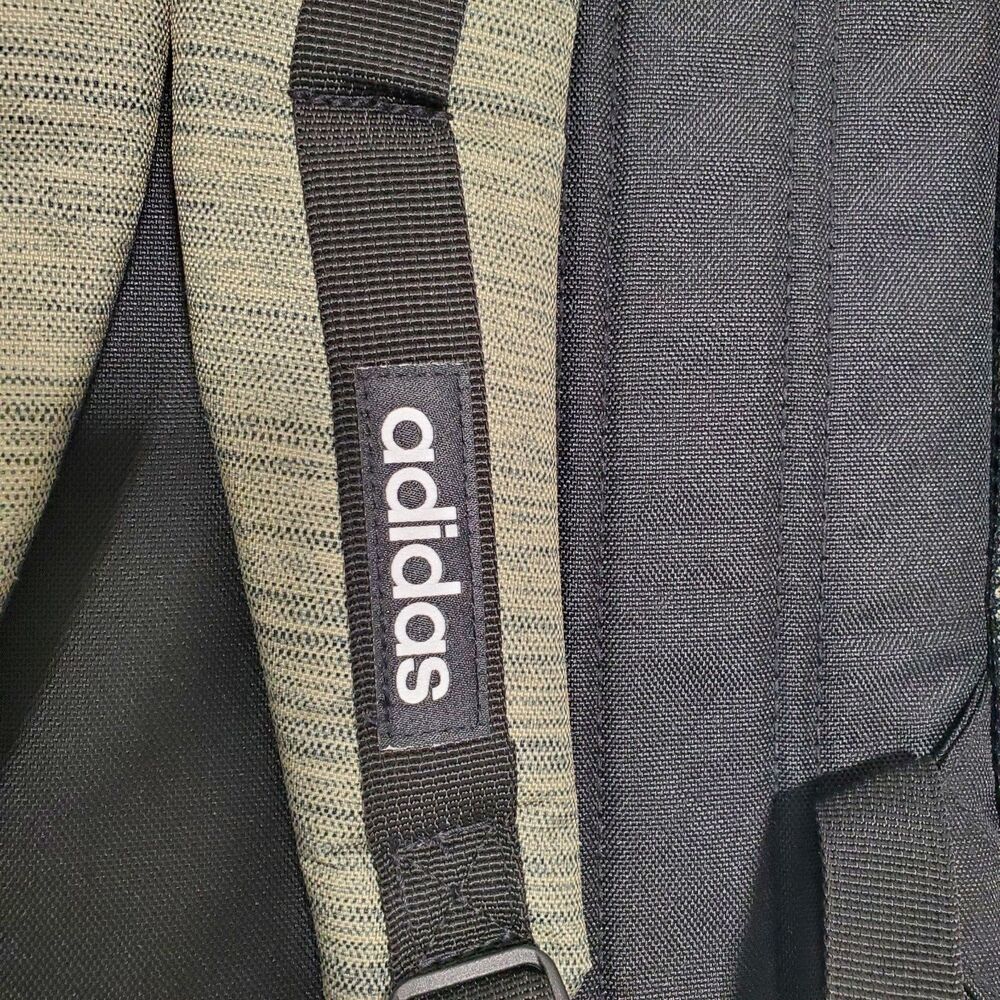 Adidas Core Advantage 4 Backpack Two Tone Green/Black Laptop School Bag NWT‎ - Picture 9 of 14